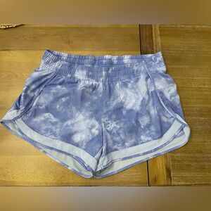 Athleta Women's Blue Tie-Dye Shorts